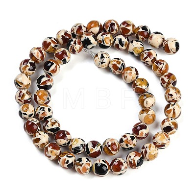 Sythetic Amber Beads Strands G-M199-02A-1