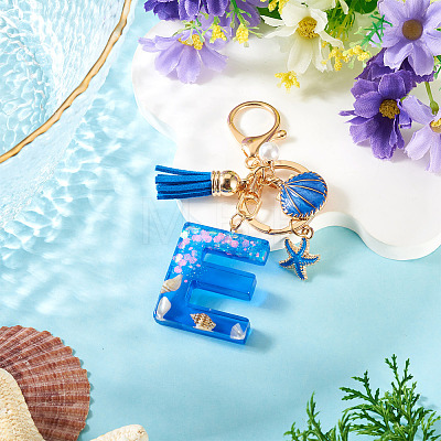 Star Resin & Shell Keychains KEYC-TAC00087-01E-1