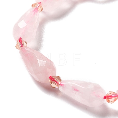 Natural Rose Quartz Beads Strands G-B028-A02-1