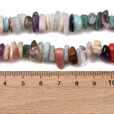 Natural Mixed Stone Beads Strands G-Z155-B03-01-1