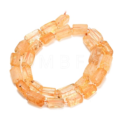 Heated Natural Citrine(Heated) Beads Strands G-F836-B08-01-1
