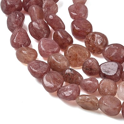 Natural Strawberry Quartz Beads Strands G-C286-A28-1