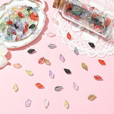 200Pcs Handmade Lampwork Pendants LAMP-CJ0002-88-1