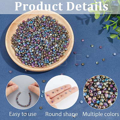 84G 14 Colors Glass Seed Beads GLAA-SC0003-35-1