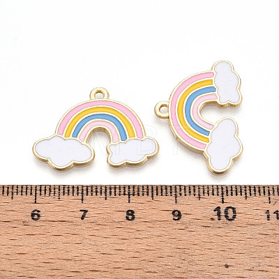 Alloy Enamel Pendants ENAM-S126-086-01-NR-1