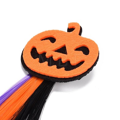 Halloween Felt Pumpkin and Hairpiece Hair Accessories PHAR-B088-02-1