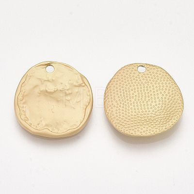 Smooth Surface Alloy Pendants PALLOY-T067-49MG-1