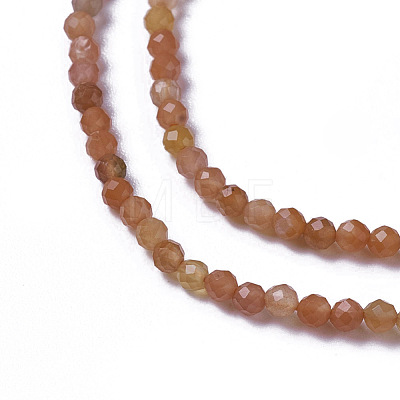 Natural Sunstone Beads Strands G-F596-23-2mm-1