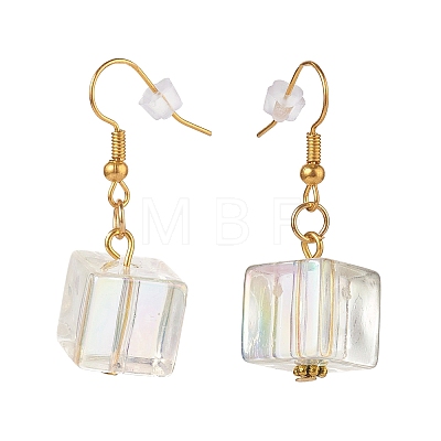 Brass Dangle Earrings EJEW-JE04594-1