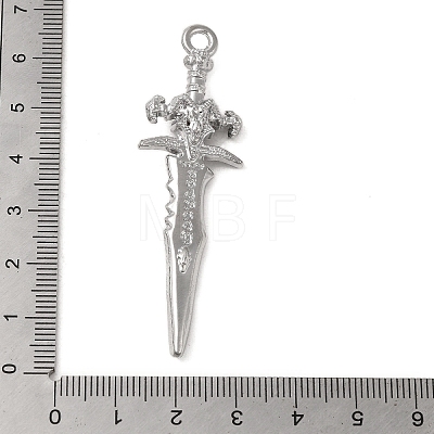 Tibetan Style Alloy Pendant FIND-A042-27P-1