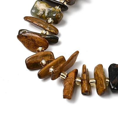 Natural Pietersite Beads Strands G-L649-D03-02-1