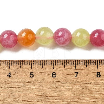 Dyed Natural Malaysia Jade Beads Strands G-G021-02B-16-1