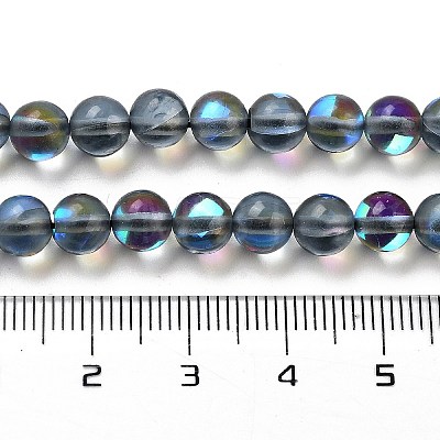 Transparent Glass Beads GLAA-B022-6mm-08-1