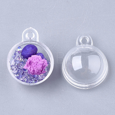 Plastic Ball Pendants KY-T004-04A-1