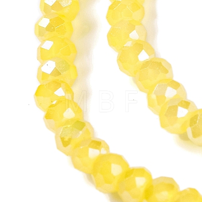 Baking Electroplate Glass Beads Strands X1-DGLA-A039-J2MM-B23-1