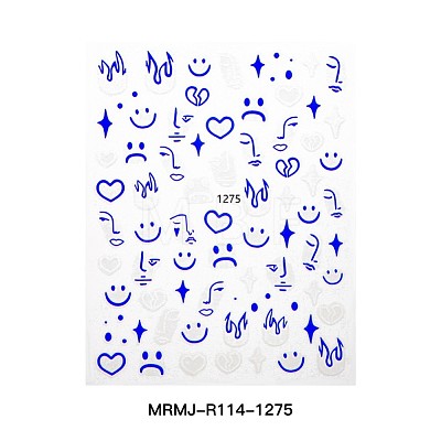 Nail Art Stickers Decals MRMJ-R114-1275-1