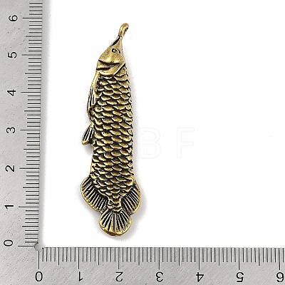 Brass Big Pendants KK-C073-03A-AG-1