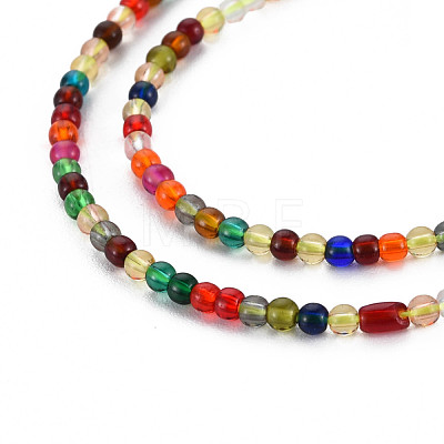 Glass Beads Strands X-GLAA-N041-008B-1