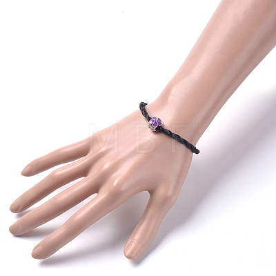 Nylon Thread Cord Bracelets BJEW-JB04859-01-1