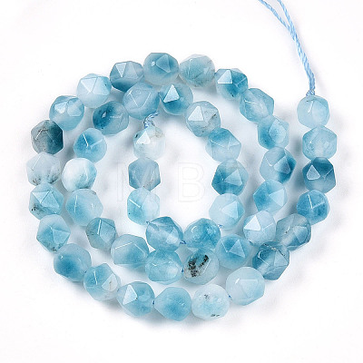 Dyed Natural White Jade Beads Strands G-T139-8mm-45X-1