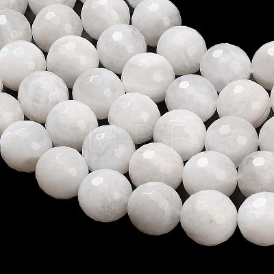 Natural Rainbow Moonstone Beads Strands G-C280-B15-10mm-1