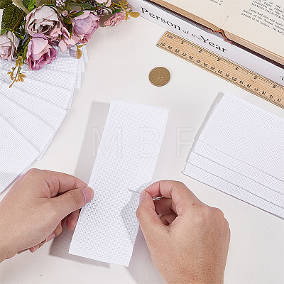 24Pcs Cotton Bookmarks for Cross Stitch Making DIY-DR0007-71-1
