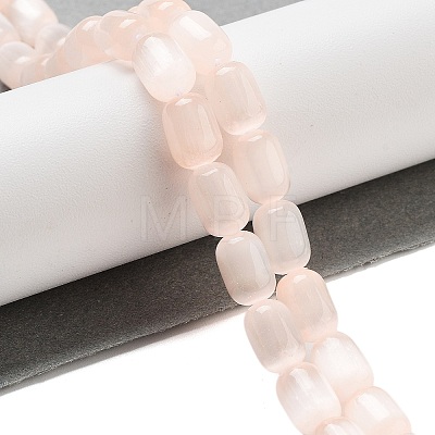 Natural Selenite Beads Strands G-F750-B-08-1