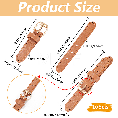 10 Sets Imitation Leather Alloy Button-down Metal Buttons for Bag Making FIND-GF0009-64A-1