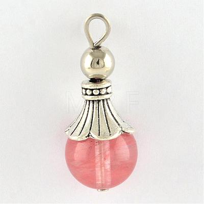 Natural & Synthetic Mixed Stone Pendants G-Q459-02-1