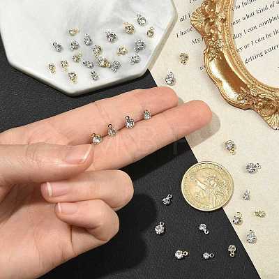 40Pcs 10 Styles Brass Pendants KK-FS0002-06-1