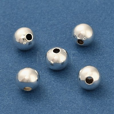 Round Brass Beads KK-A276-02B-S-1