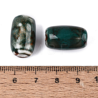 Vintage Handmade Porcelain Beads PORC-N013-12-11-1