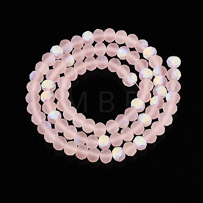 Transparent Glass Beads Strands X-EGLA-A044-T6mm-MB22-1