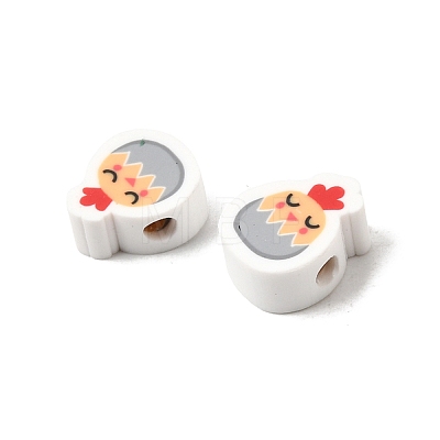 Easter Handmade Polymer Clay Beads CLAY-A006-01F-1