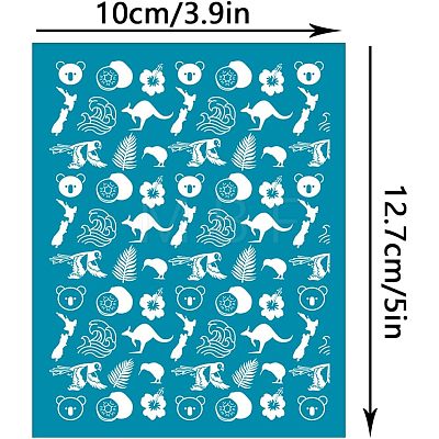 Silk Screen Printing Stencil DIY-WH0341-128-1