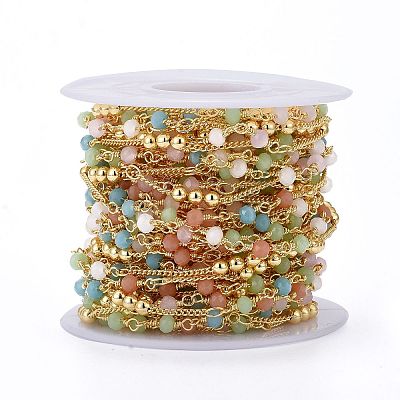 Handmade Brass Curb Chains CHC-I035-02G-02-1