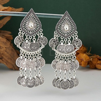 Alloy Crystal Rhinestone Chandelier Earrings for Women WG1C2F6-05-1