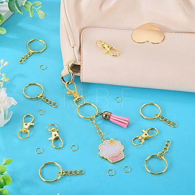 30Pcs Iron Split Key Rings FIND-TA0011-16-1