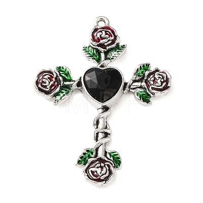 Easter Alloy with Enamel Big Pendants RB-C001-01B-1