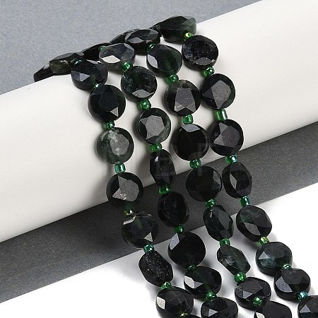 Natural Black Jade Beads Strands G-C116-A54-01-1