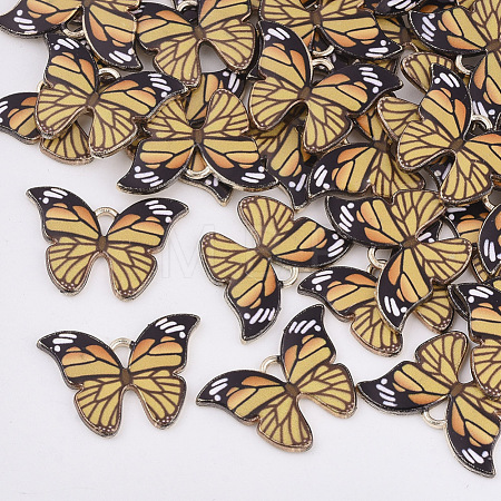 Printed Alloy Pendants PALLOY-R111-01F-1