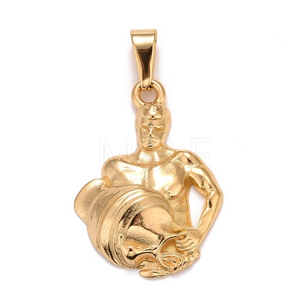 Ion Plating(IP) 304 Stainless Steel Pendants X-STAS-D165-14G-01-1
