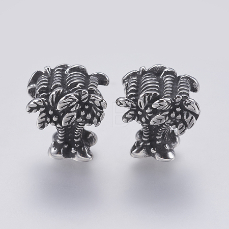 304 Stainless Steel Beads STAS-F139-061AS-1