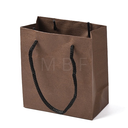 Rectangle Paper Gift Storage Bags with Rope Handles ABAG-A011-01B-1
