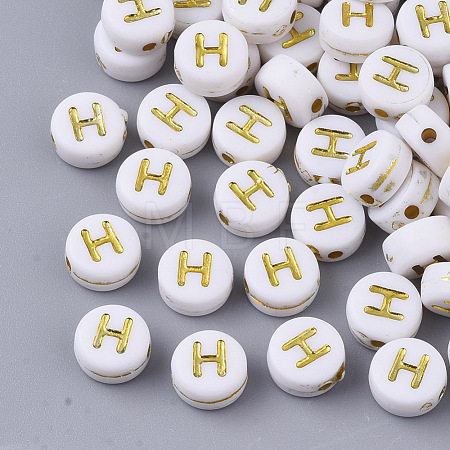 Plating Acrylic Beads X-PACR-R242-01H-1