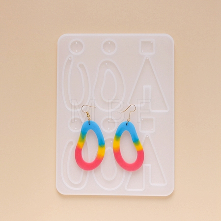 DIY Dangle Earring Silicone Molds DIY-G012-14-1