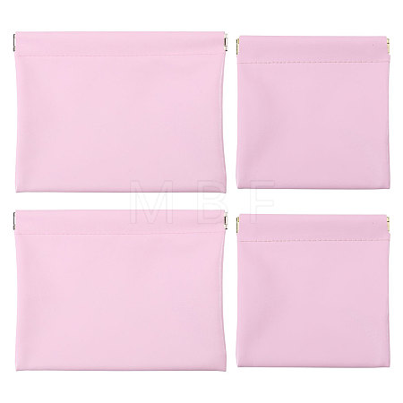 4Pcs 2 Styles Imitation Leather Shrapnel Change Purse ABAG-GL0001-14A-1
