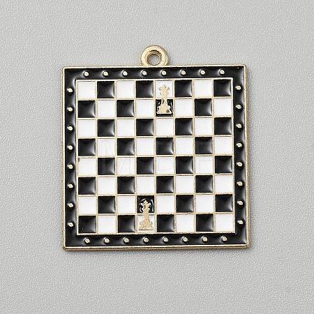 Alloy Enamel Pendants ENAM-WH20012-02G-18-1
