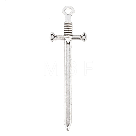 Tibetan Style Alloy Big Pendants AL-CBAC014-01AS-01-1