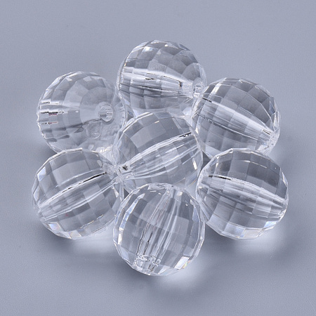 Transparent Acrylic Beads TACR-Q254-16mm-V01-1